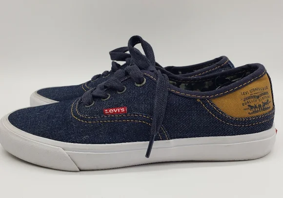 Blue jean cheap levi shoes